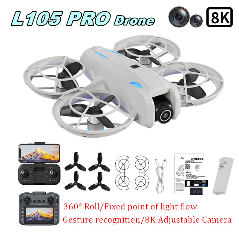 Drone Camera Hd - Dron L105 PRO Duel z obiektywem